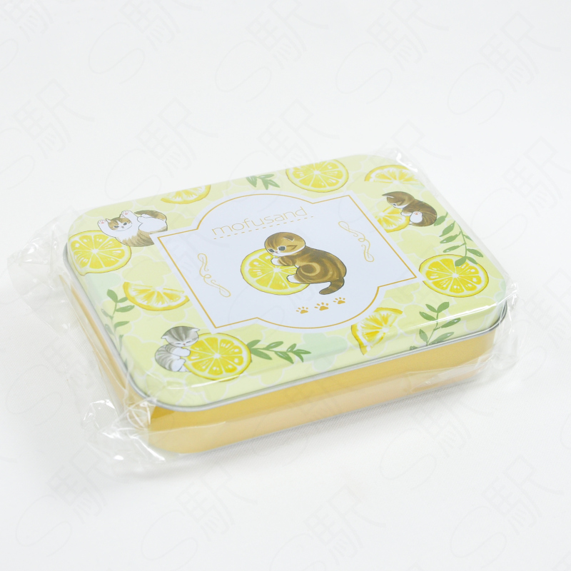 Sun-Star Stationery Memo Pad in Tin Can mofusand [S2840502] - Lemon Tea